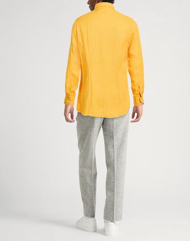 Man Shirt Marigold Size 15 ¾ Linen