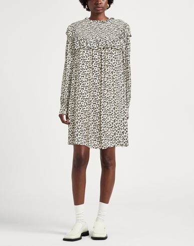 Woman Mini dress Cream Size M Viscose