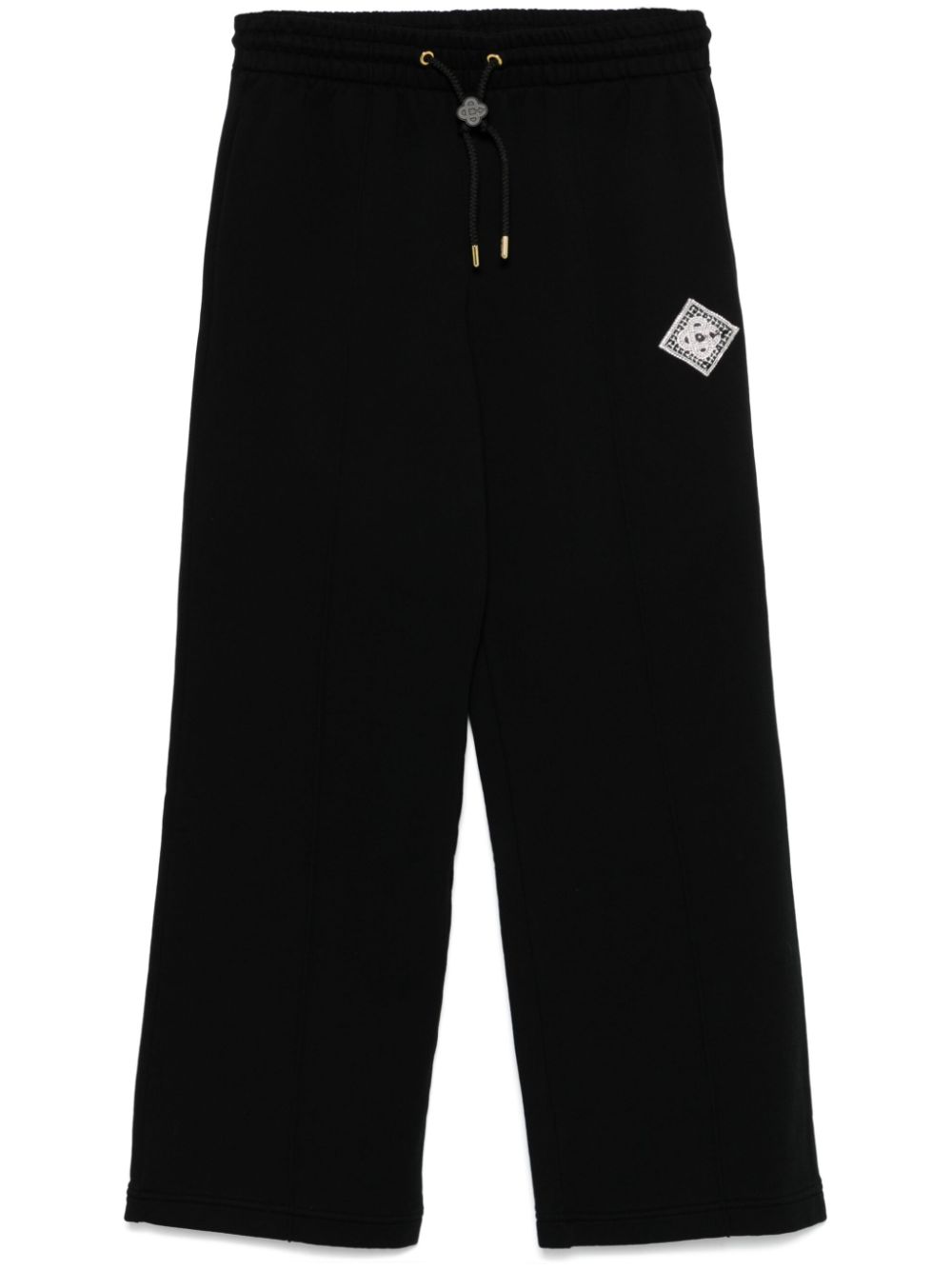 Embellished track pants - Black