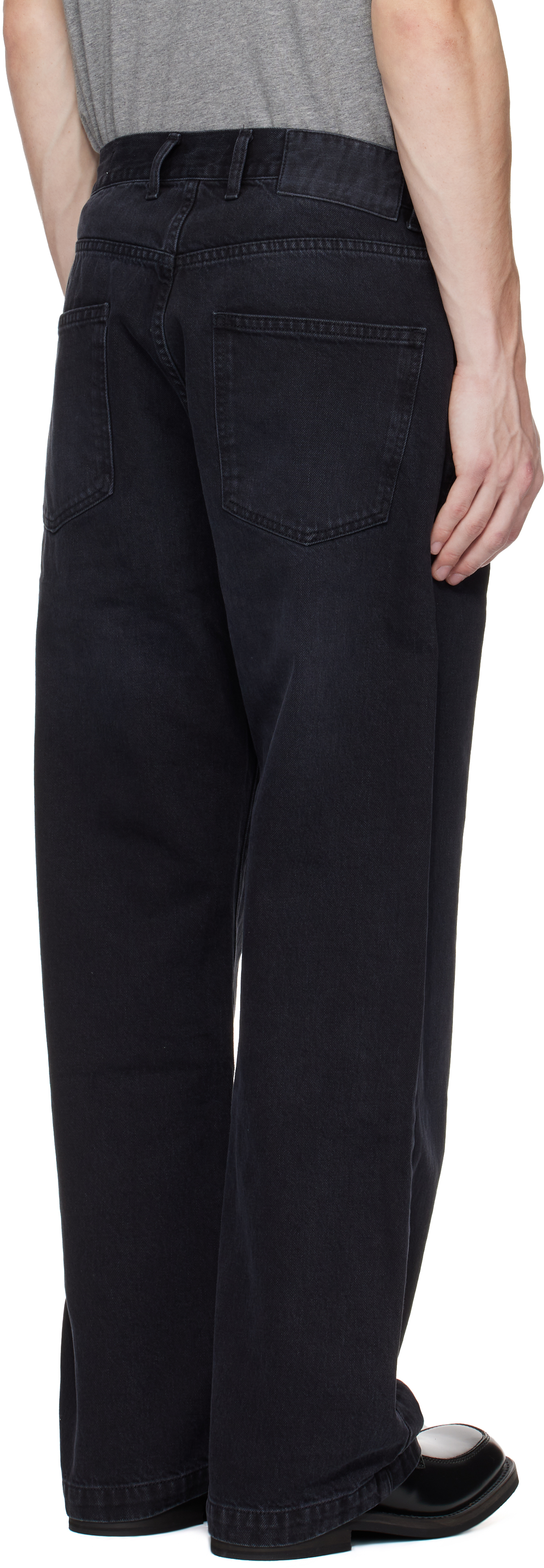 Mfpen Black Straight Cut Jeans