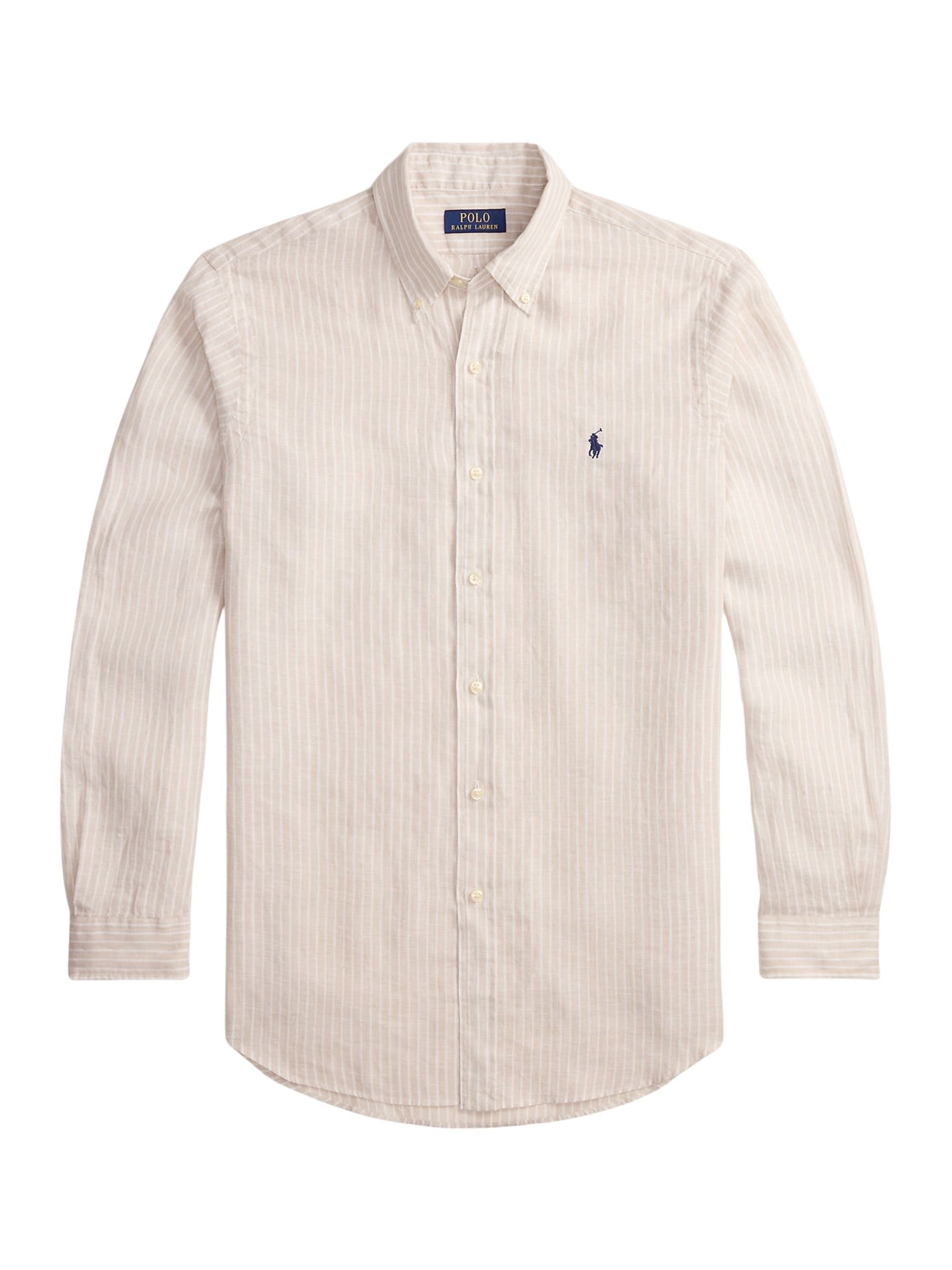 Linen Button-Up Shirt for Men