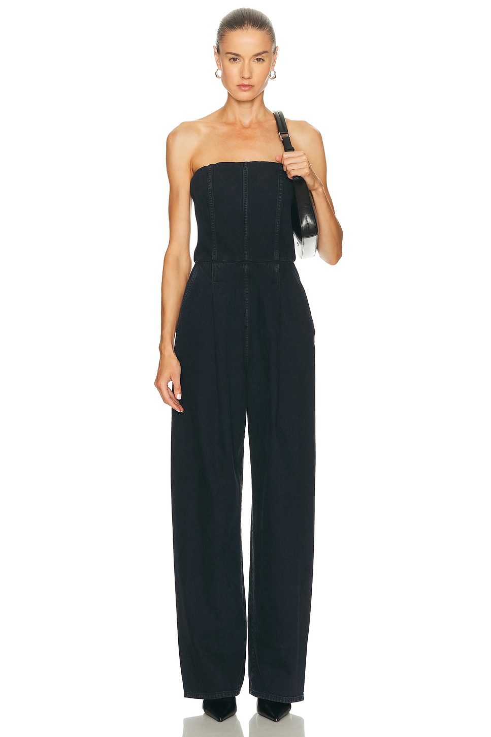 AGOLDE Agyness Jumpsuit in Ilussion - Black. L also in XS