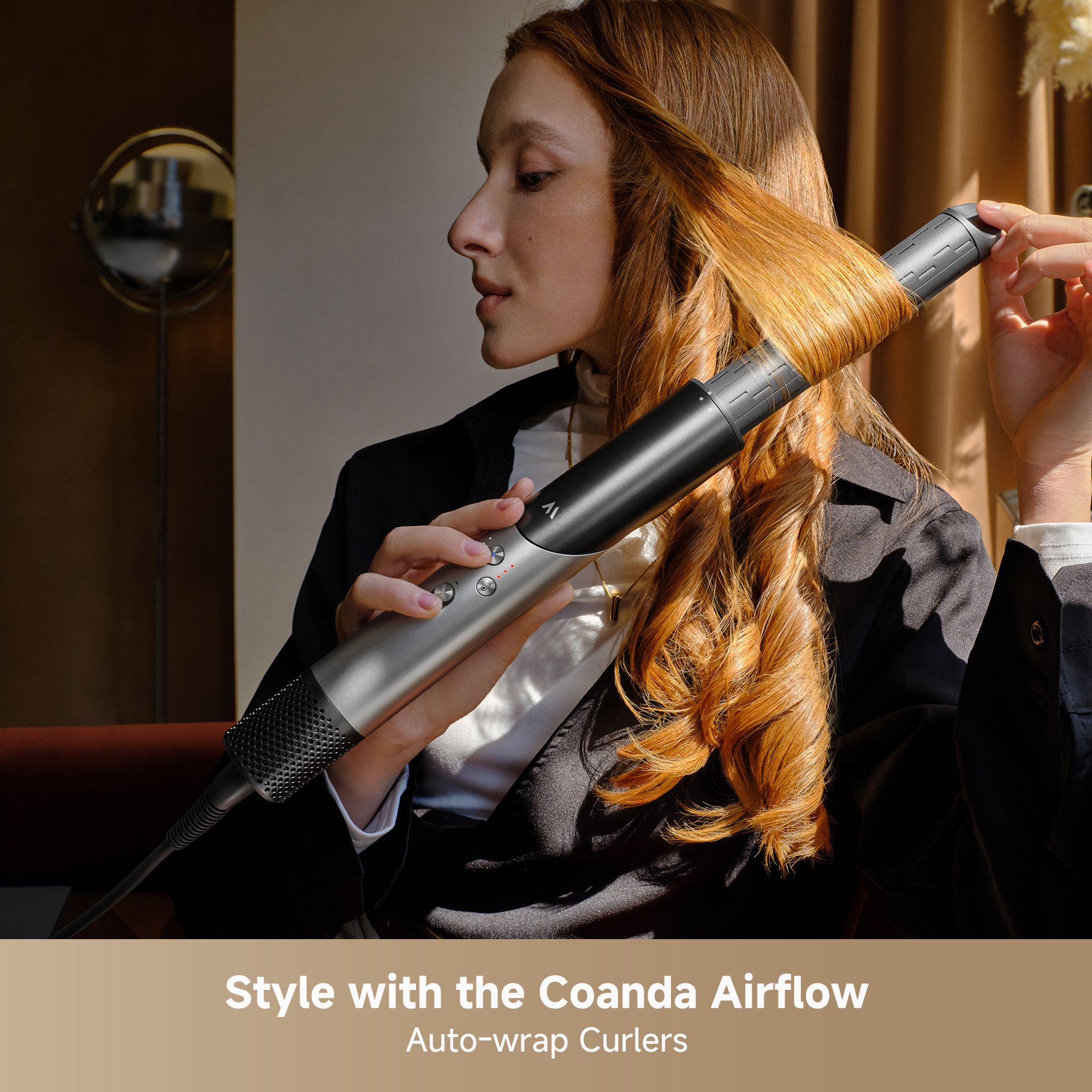 Mova Master 10 Hair Styler with Attachments - Pink