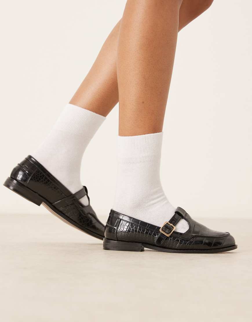 Maverick mary jane geek shoes in black
