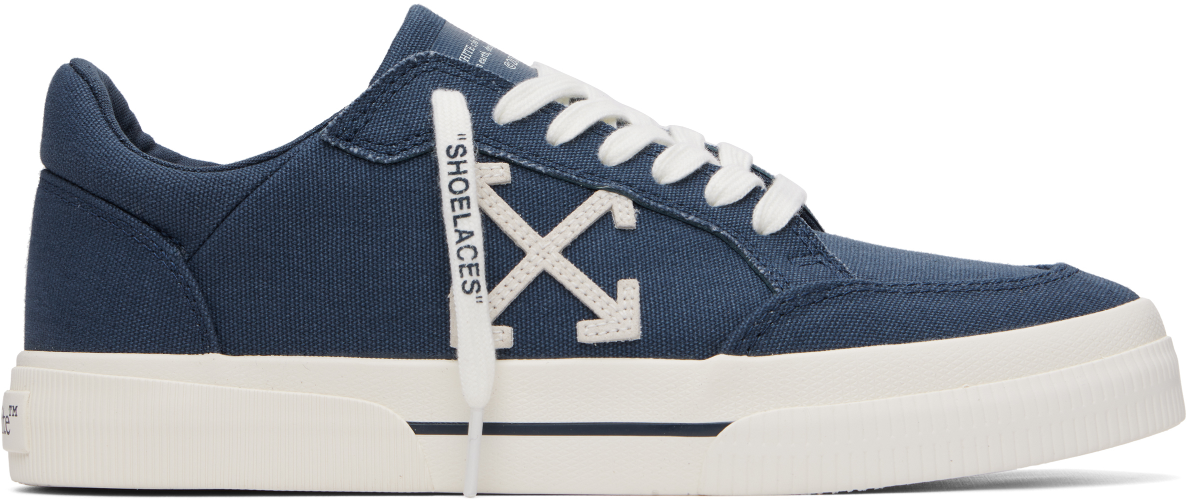 Blue Low Vulcanized Sneakers