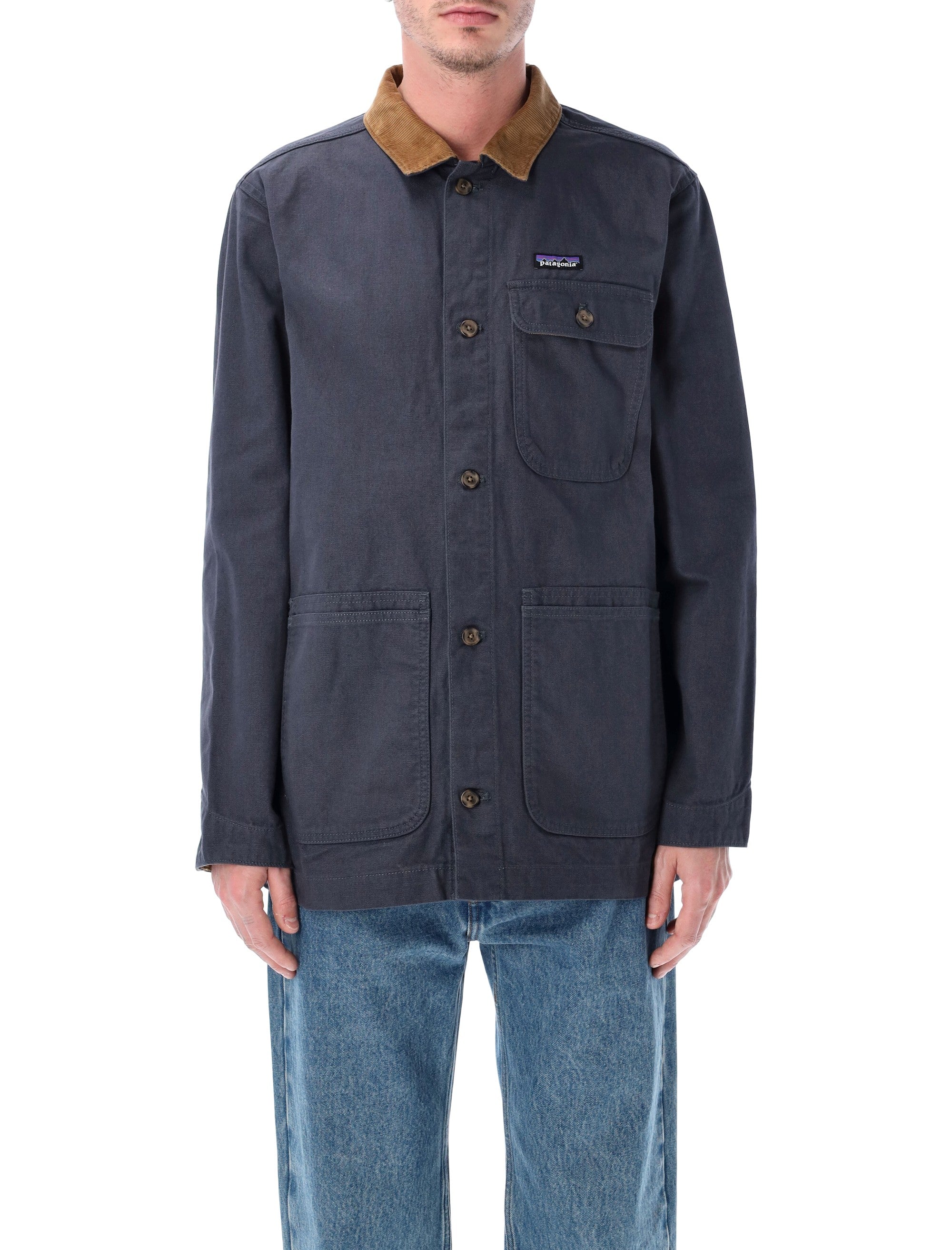 Men's Canvas Jacket Size L - Timeless Comfort and Durability