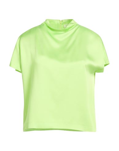 Woman Top Lime green Size 6 Acetate, Viscose