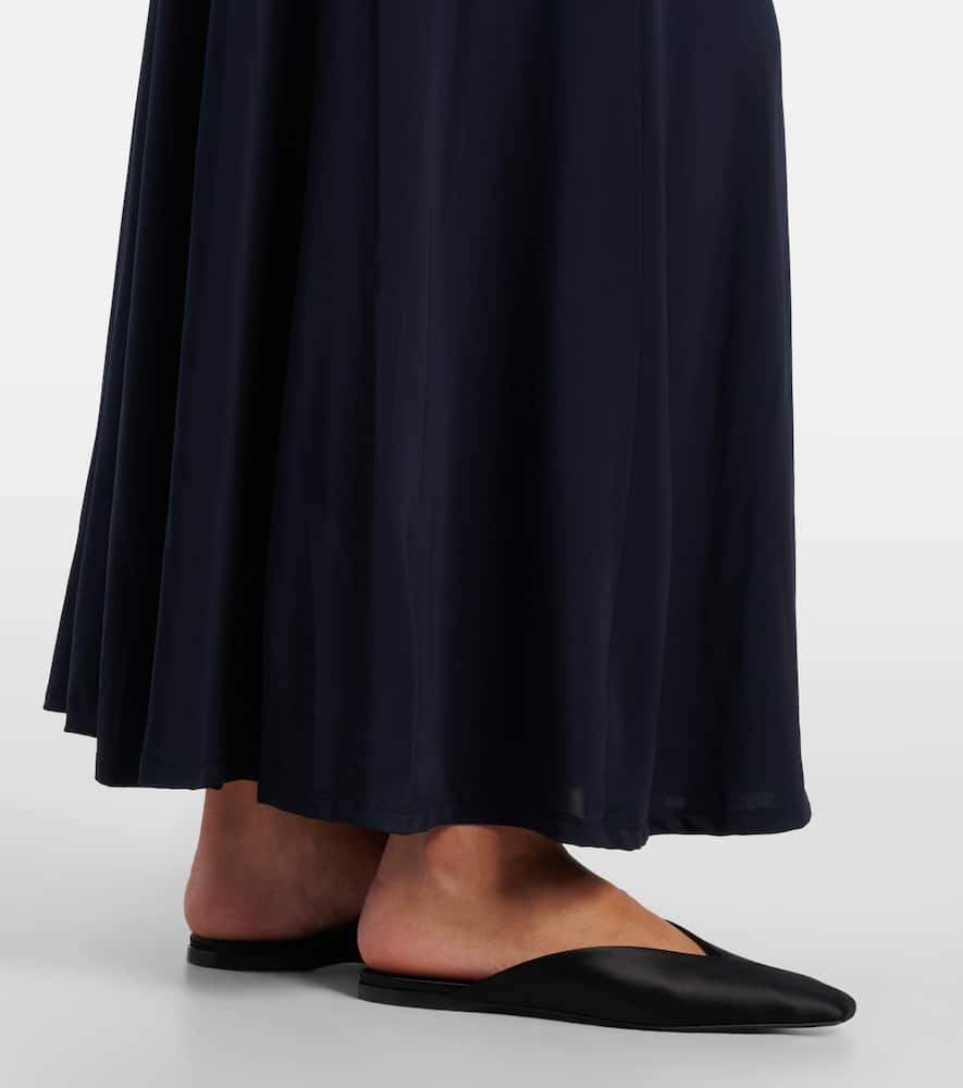 Eadan draped jersey midi dress