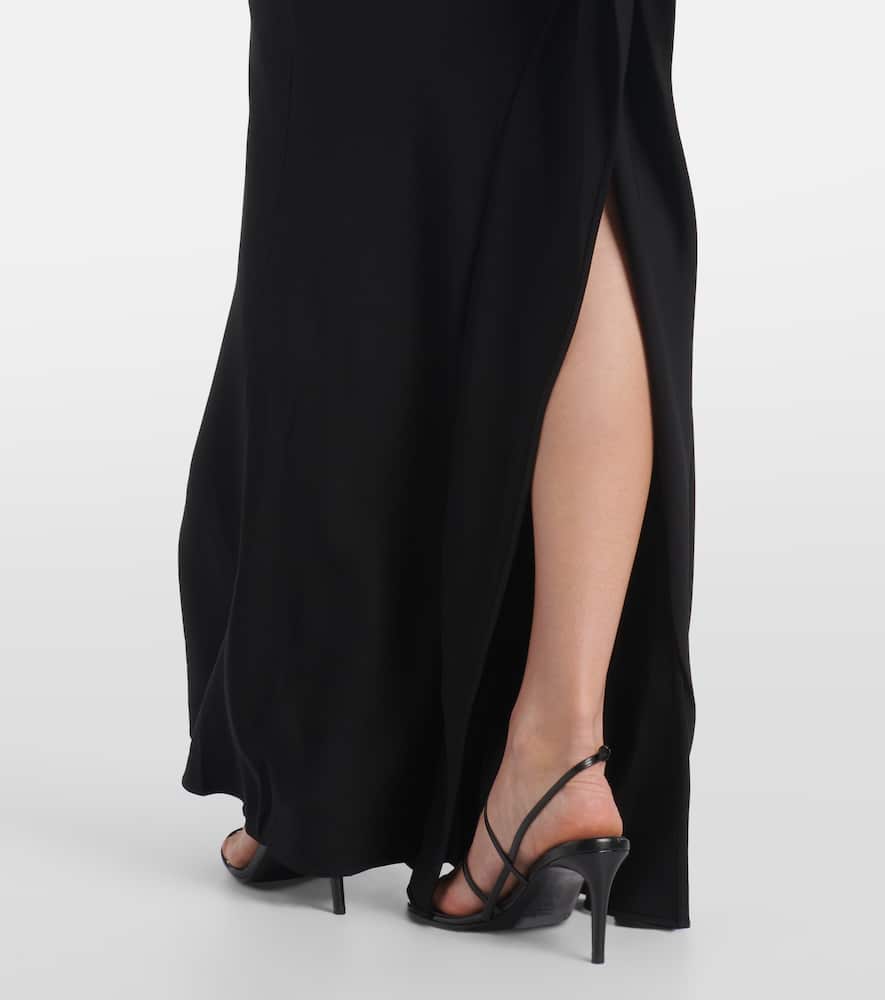 Endrey Disconnect lace-trimmed gown