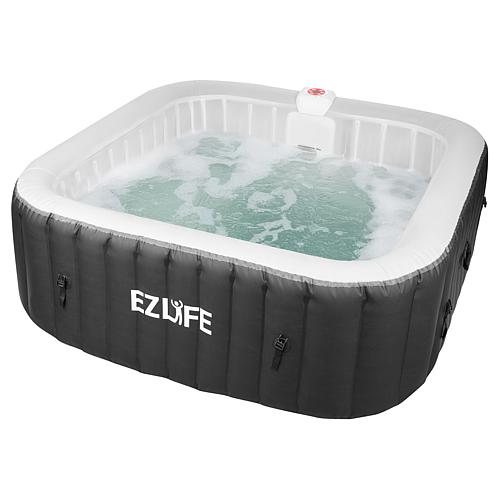 EZLIFE 6 Person Inflatable Hot Tub