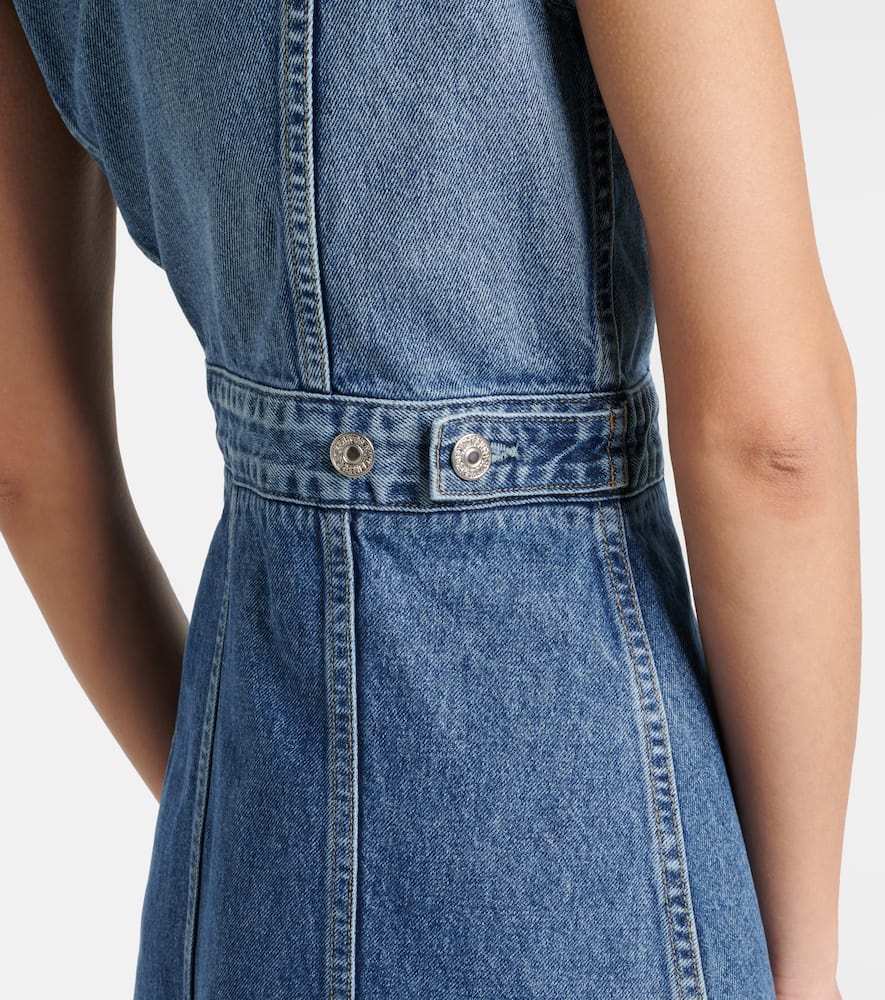 Idalene denim midi dress