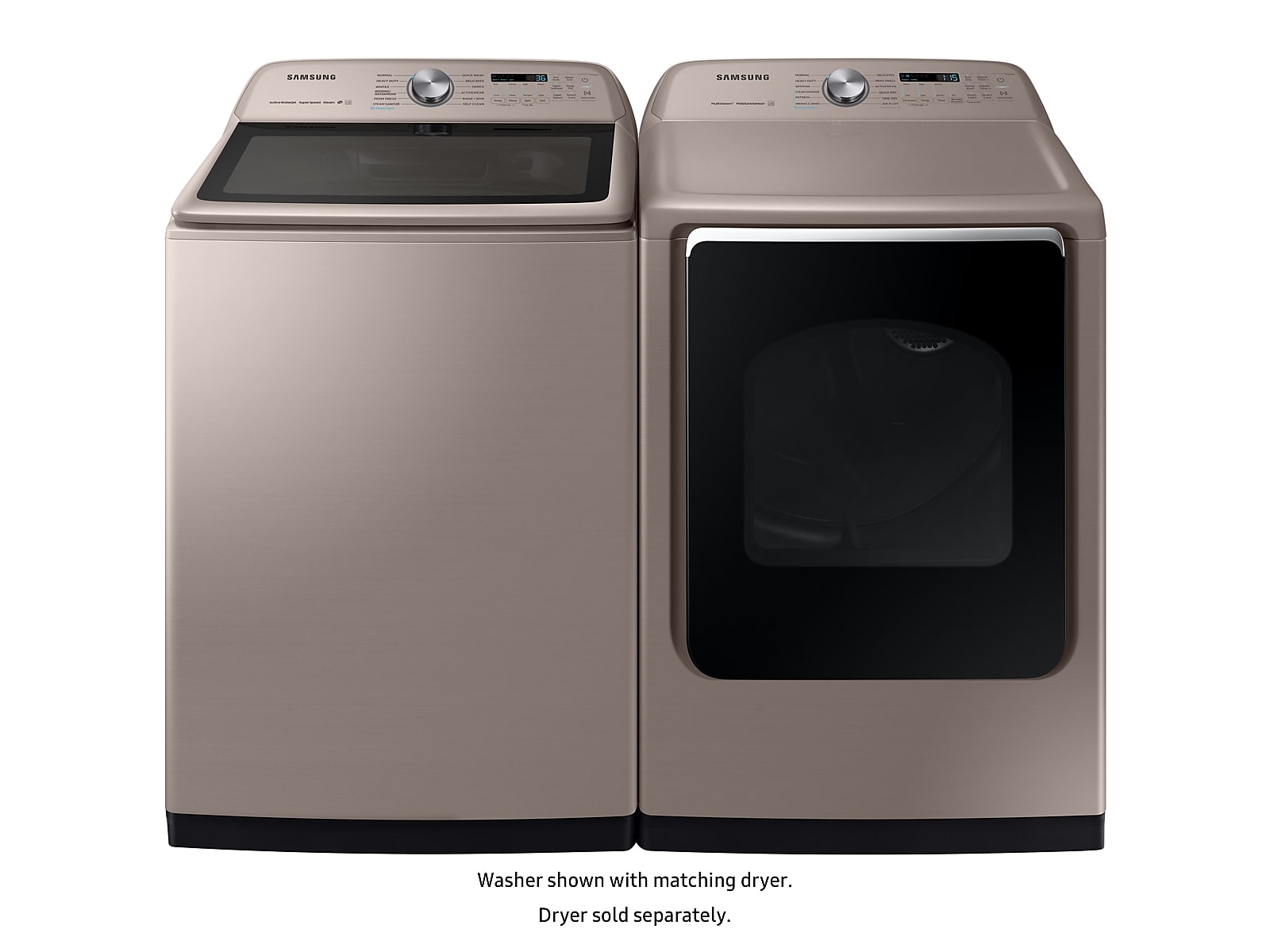 5.4 cu. ft. Top Load Washer with Super Speed in Champagne(WA54R7600AC/US)