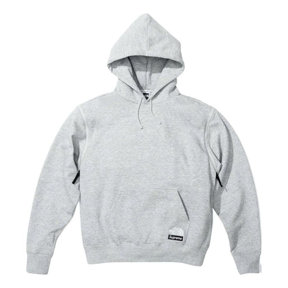 X The North Face Convertible Hooded Sweatshirt 'Grey'