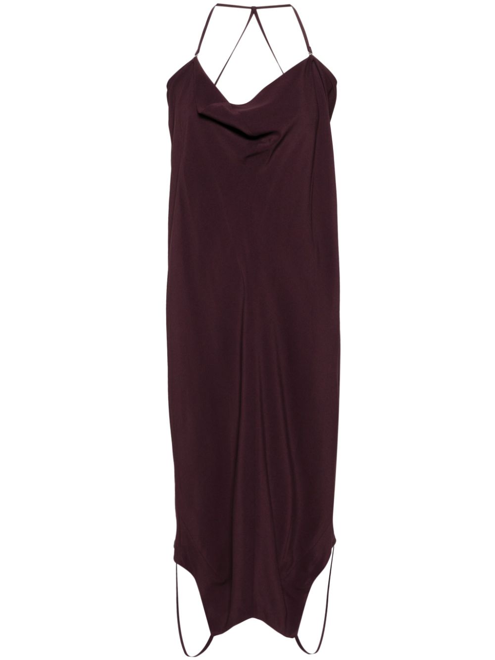 Upside Down crepe camisole dress - Purple