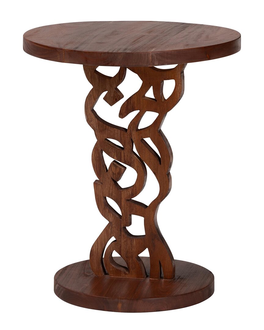 Donna Nightstand With Pedestal Base