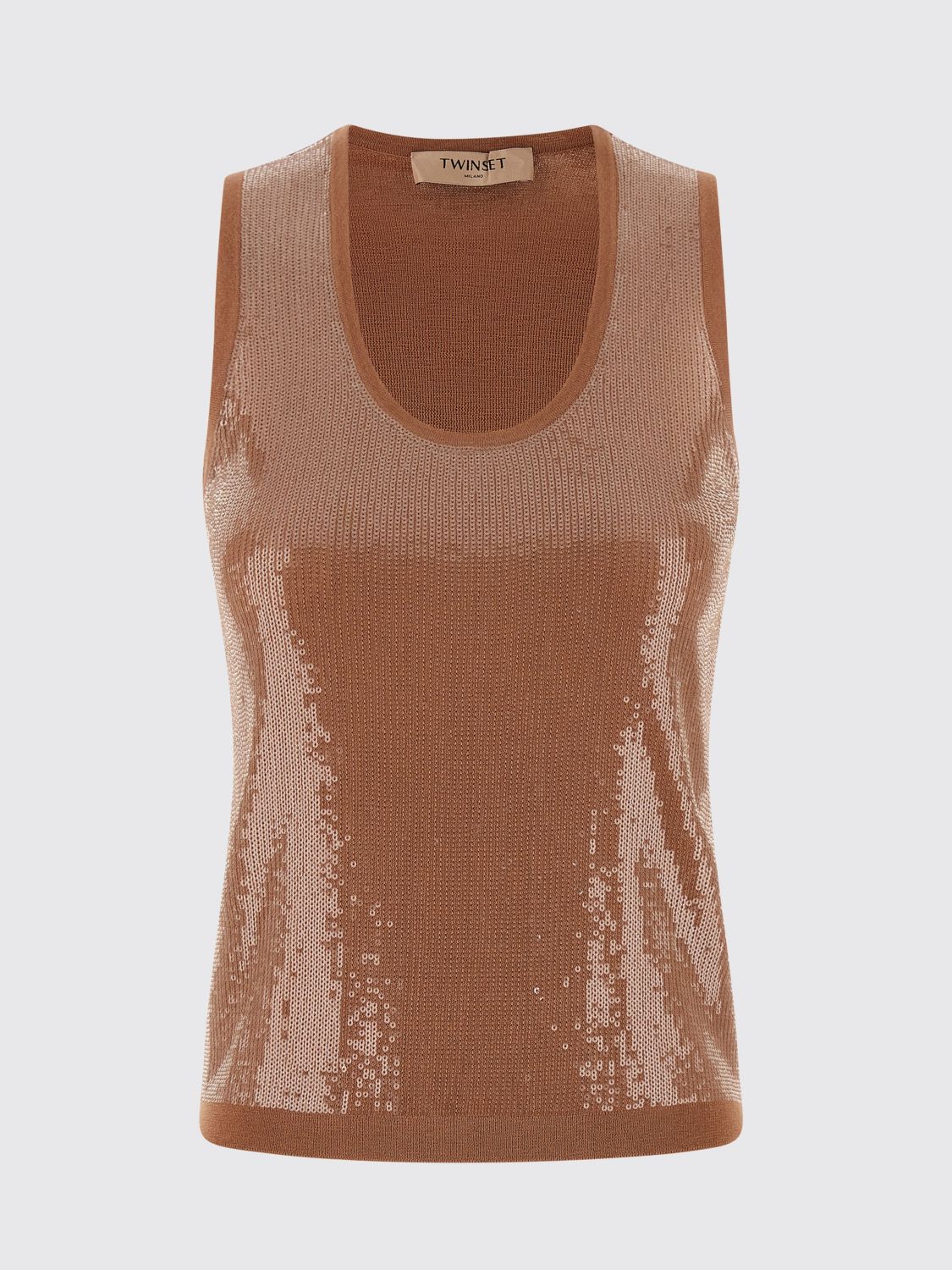Top Woman color Brown