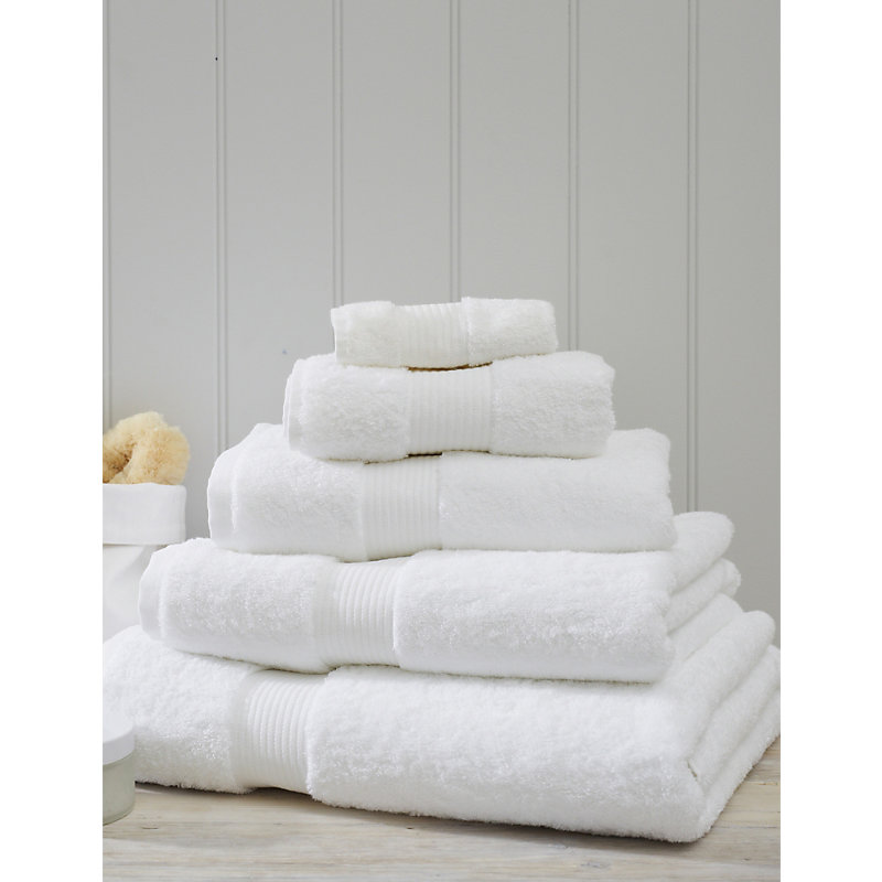 White Egyptian Cotton Hand Towel 50cm x 90cm Face Cloth