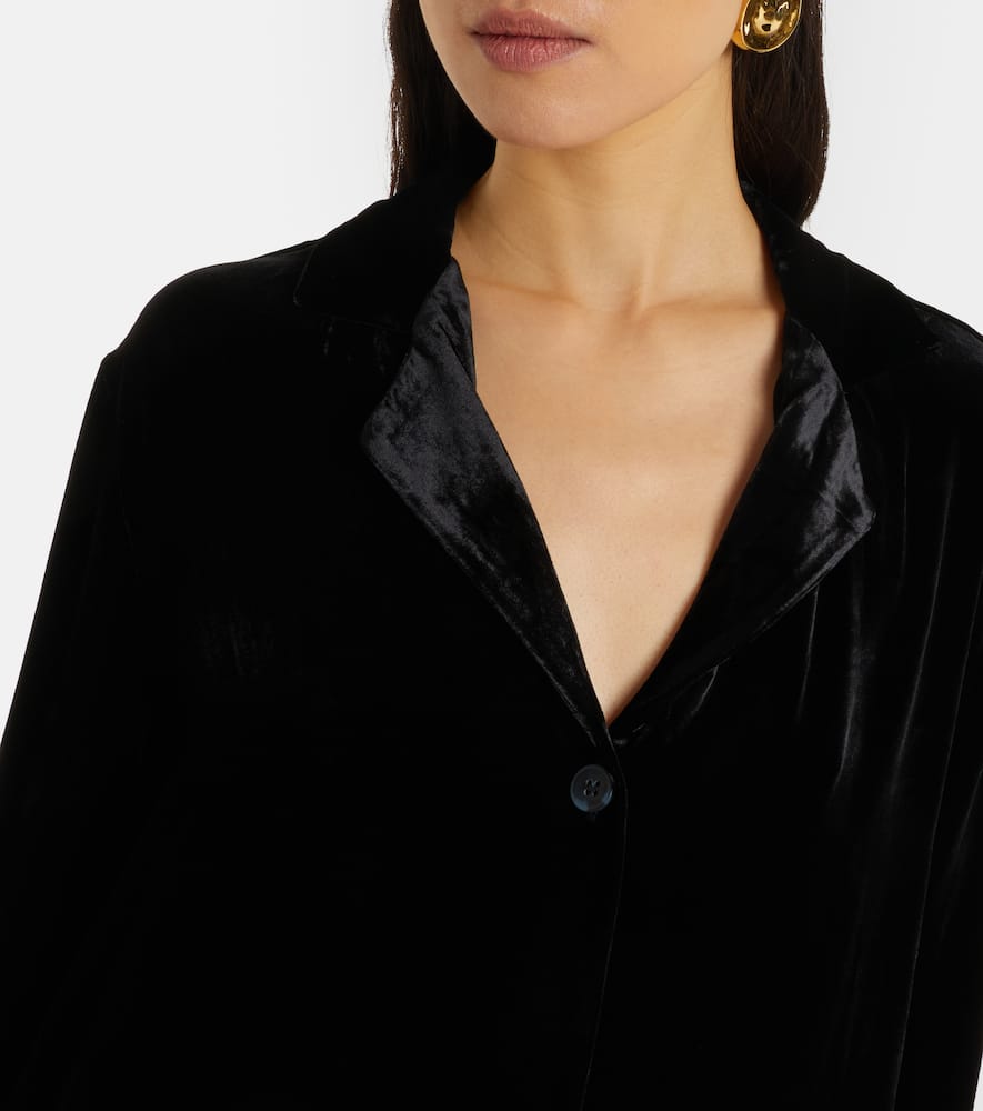 Calabasas velvet shirt