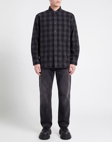 Man Shirt Charcoal Size L Organic cotton