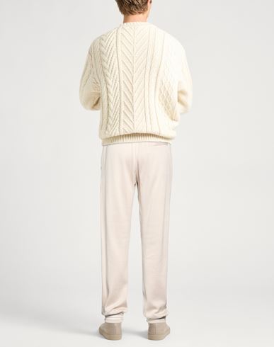 Man Pants Ivory Size XXL Cotton, Polyamide
