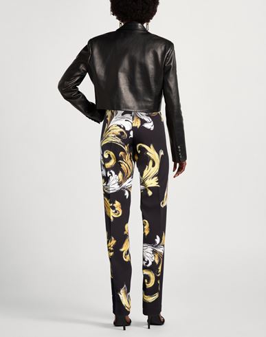 Woman Pants Black Size 10 Polyester, Elastane