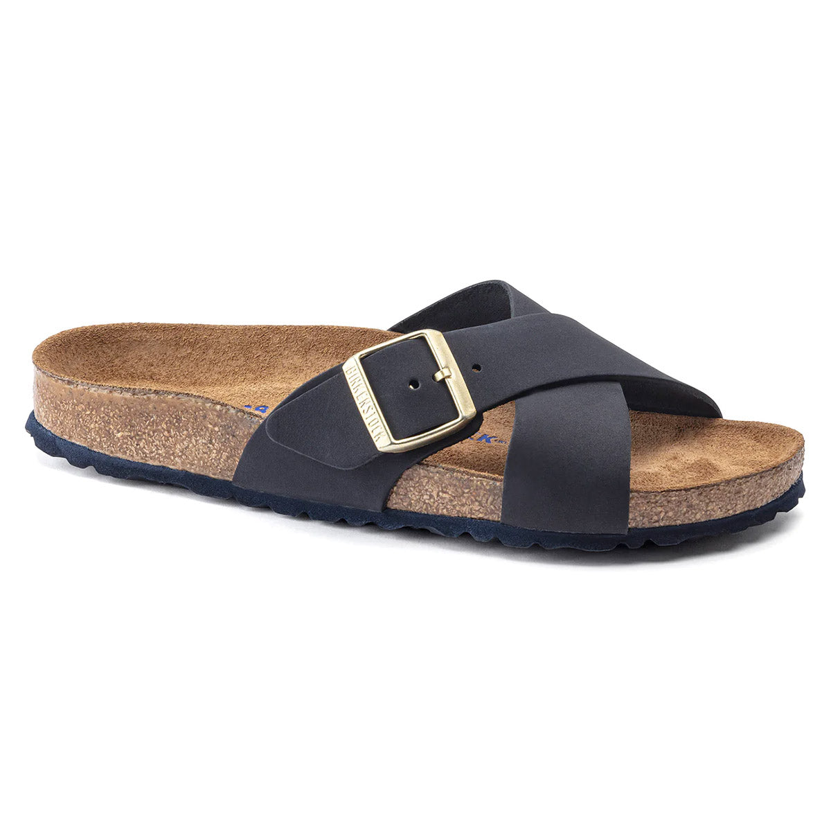 Women's Siena Soft Footbed Nubuck Midnight Sandals