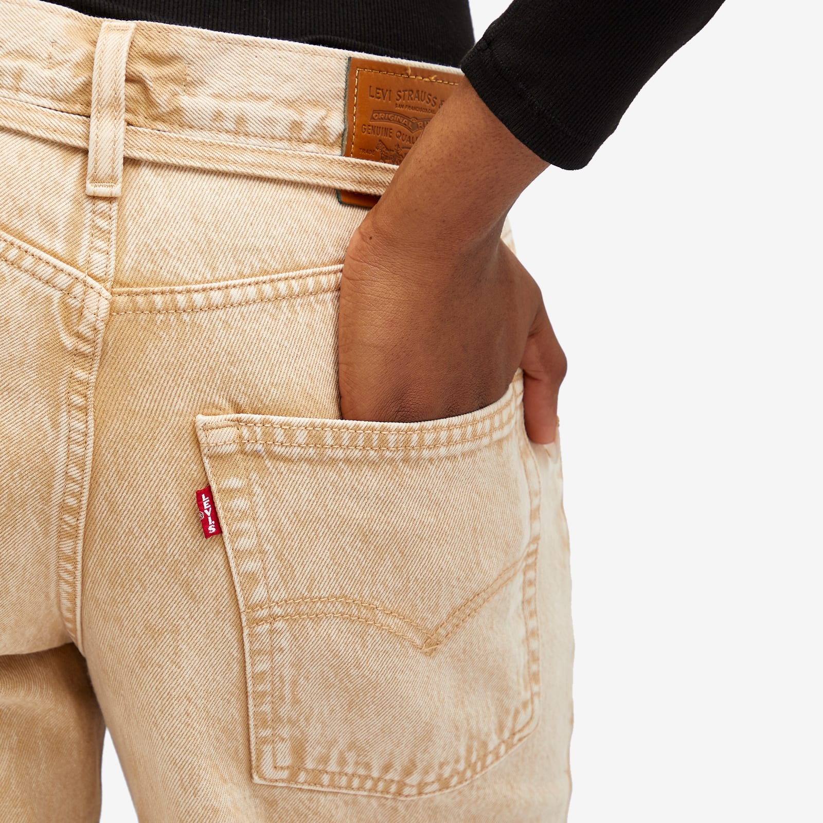 Women's Straight Leg Jeans in Khaki