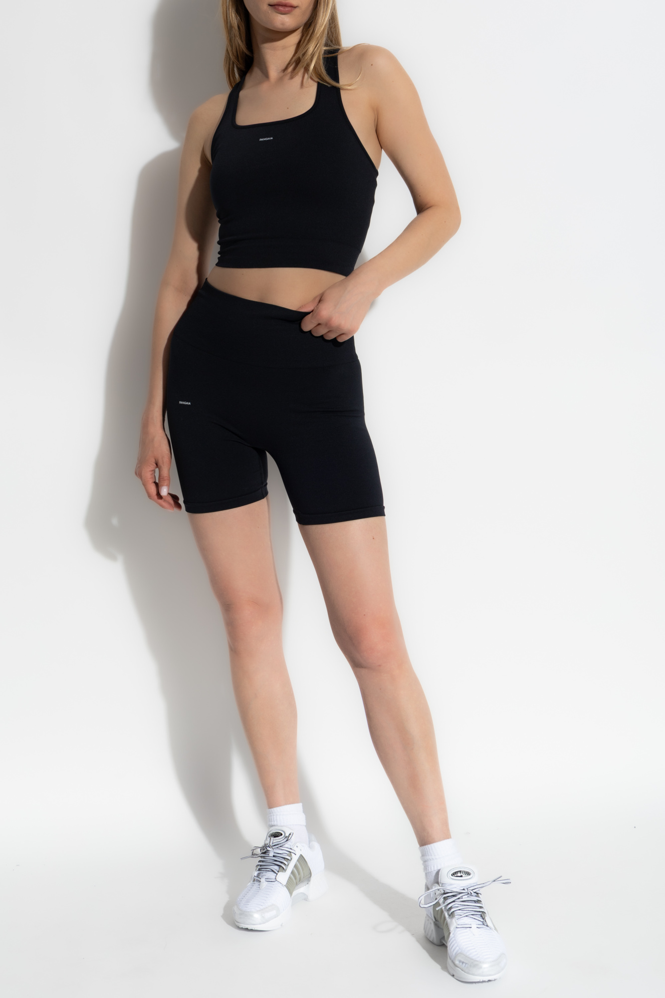 Compression Top With Logo, Women's, Black