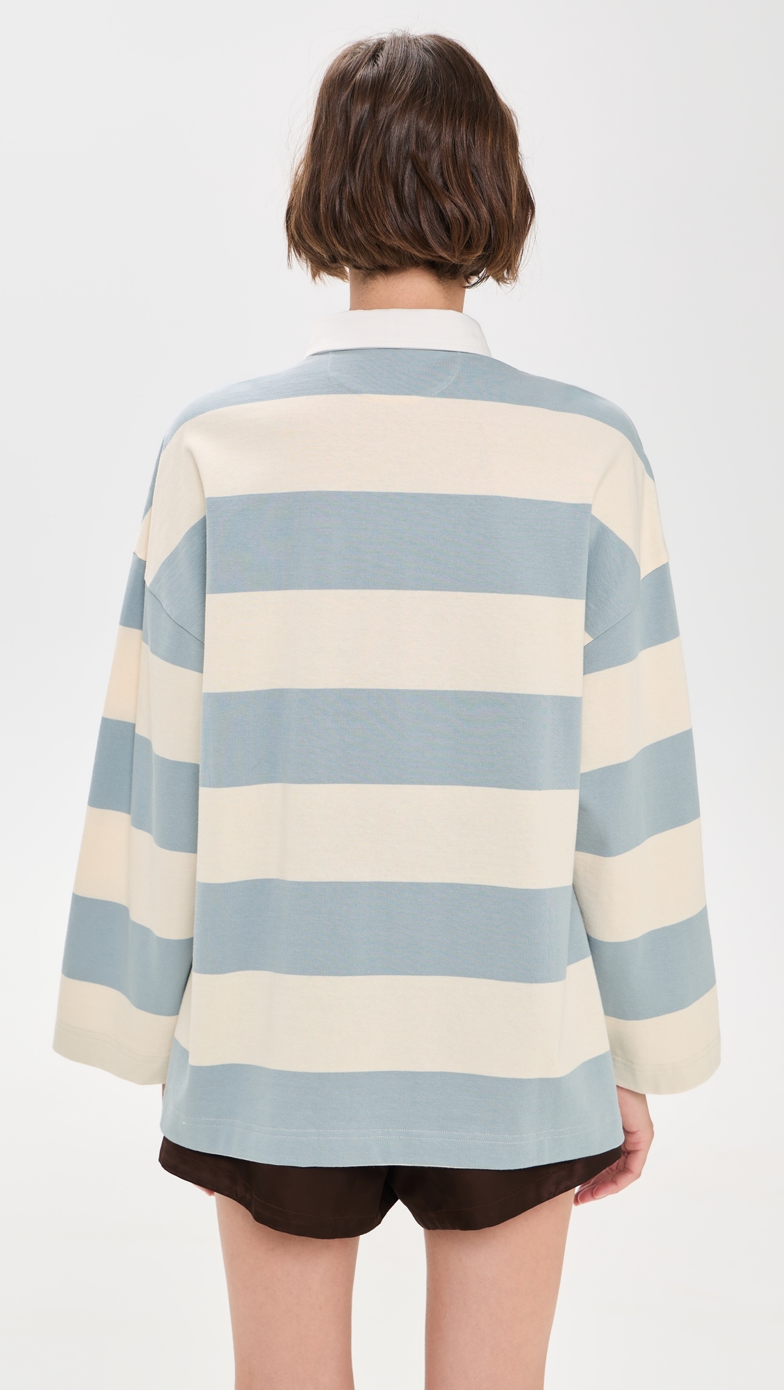 Chester Long Sleeve Rugby Shirt Baby Blue