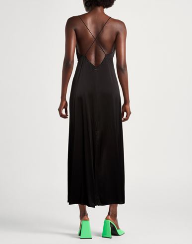 Woman Maxi dress Black Size 12 Viscose