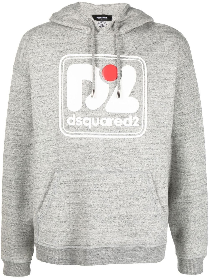 Logo-print cotton hoodie