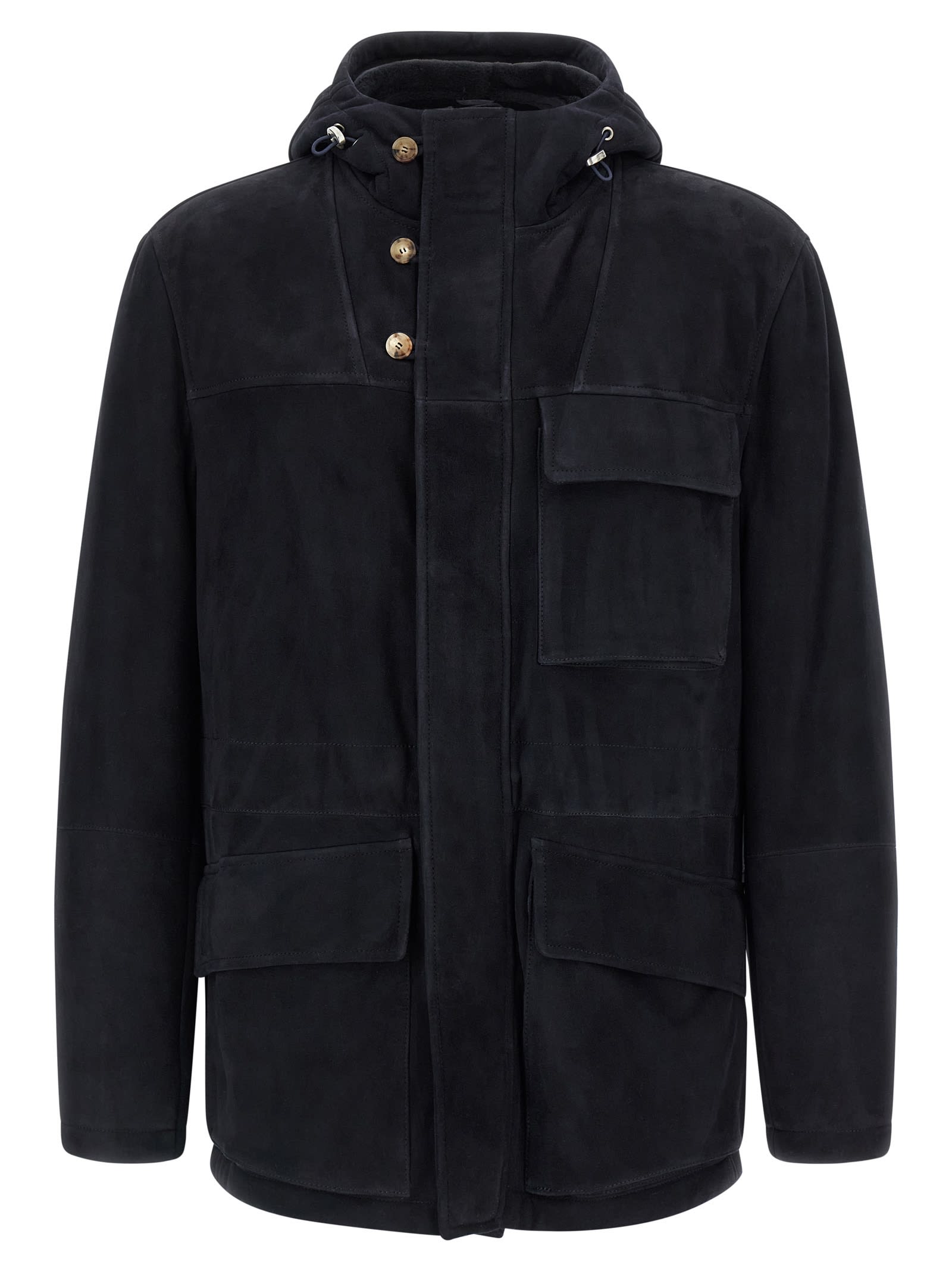 Hooded jacket - Blue