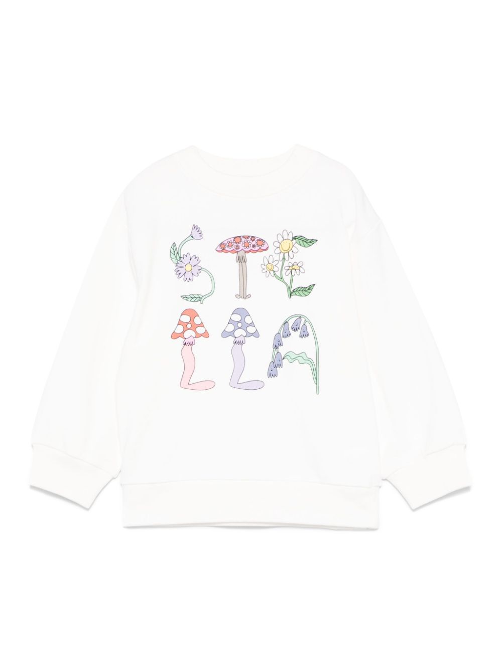 Illustration-print sweatshirt - White
