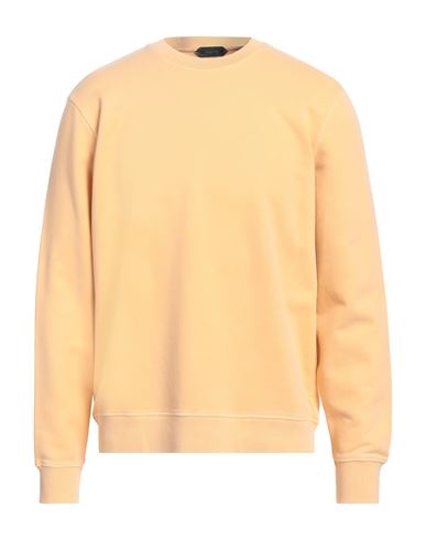 Zanone Man Sweatshirt Apricot Size L Cotton