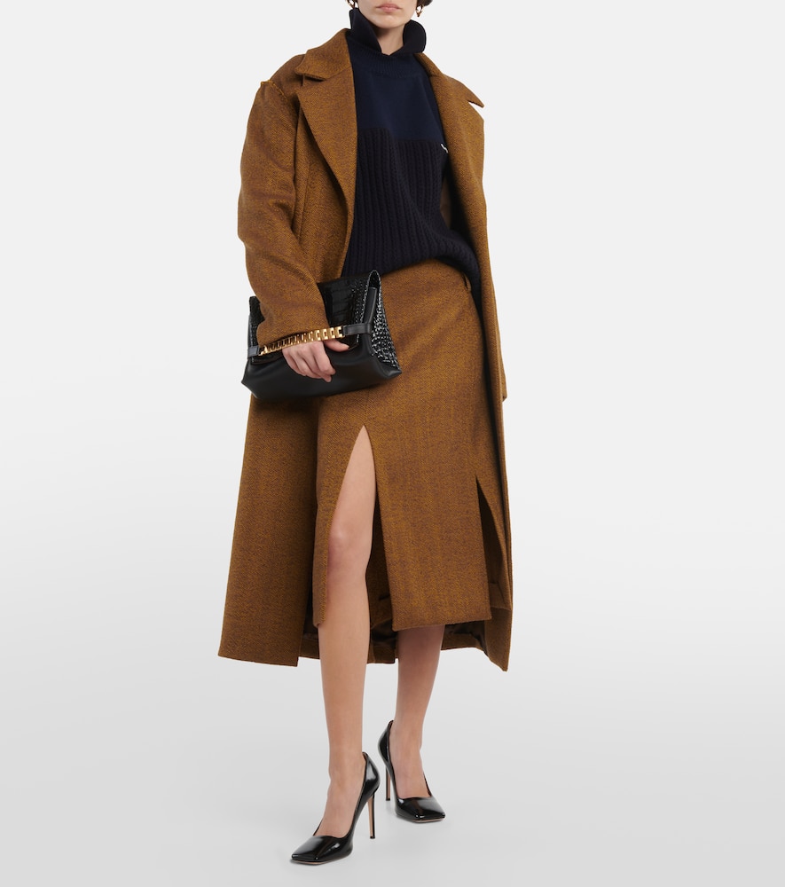 Victoria Beckham Double-collar wool sweater