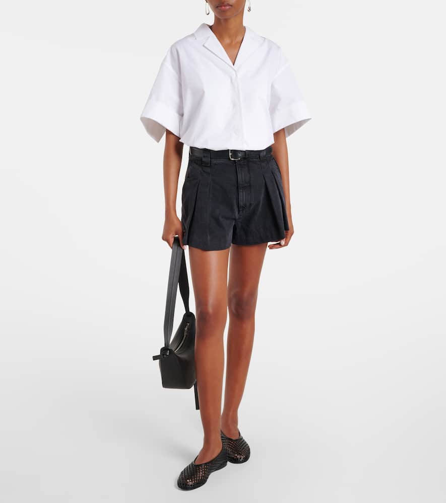 The Structural denim shorts