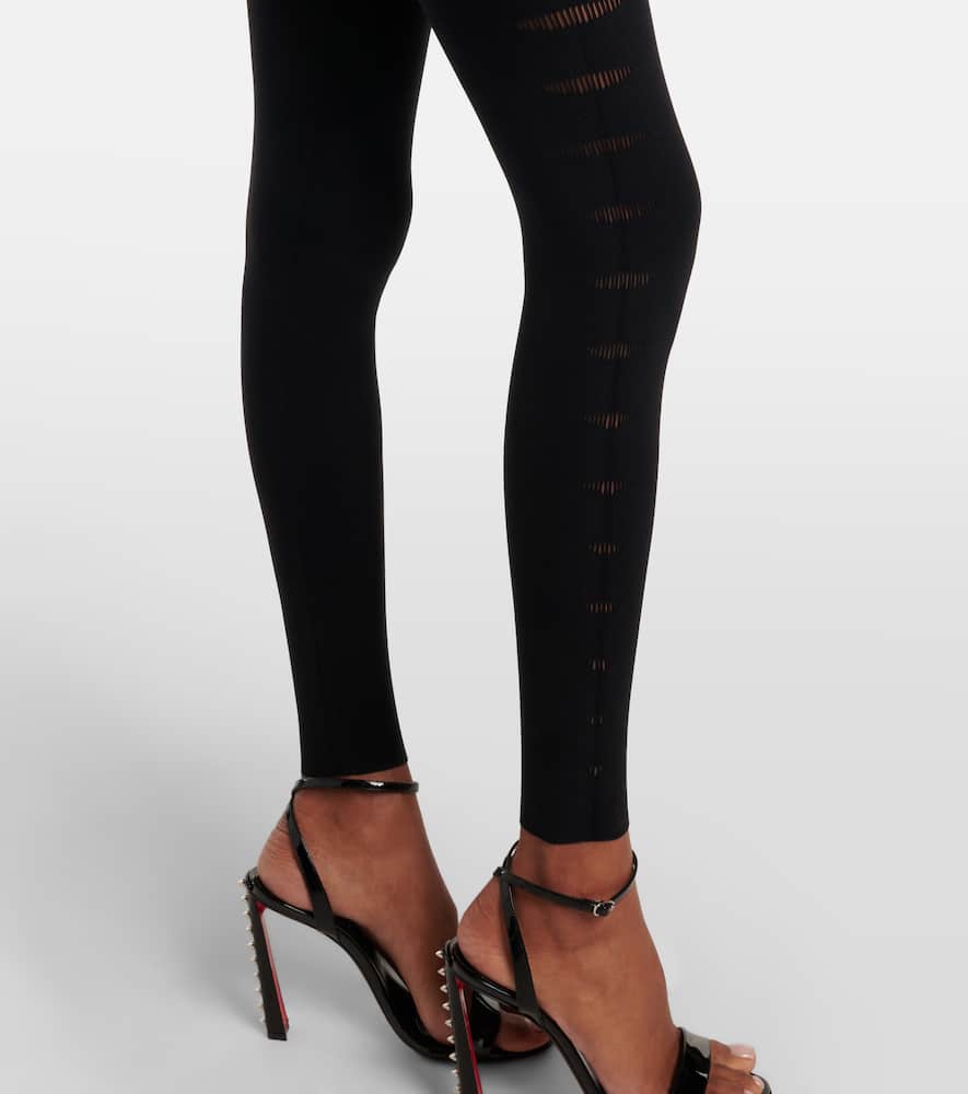 Slash cutout strapless jersey catsuit