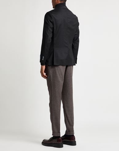 Man Blazer Charcoal Size 38 Virgin Wool, Elastane