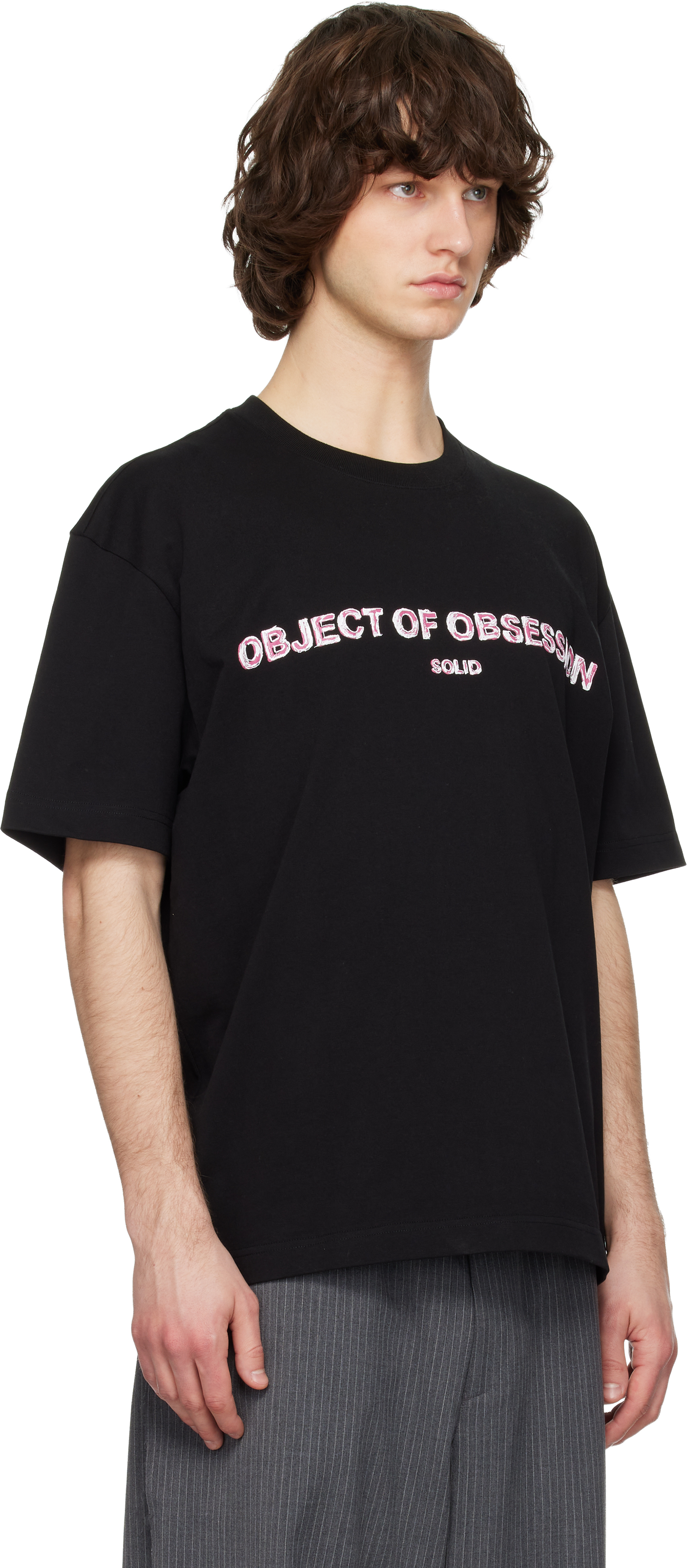 Black 'Object Of Obsession' T-shirt