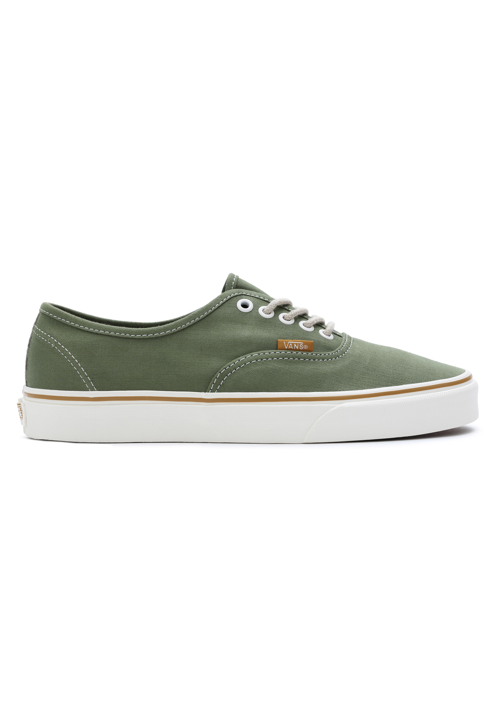 Vans Unisex Authentic Sneakers - Green Textile