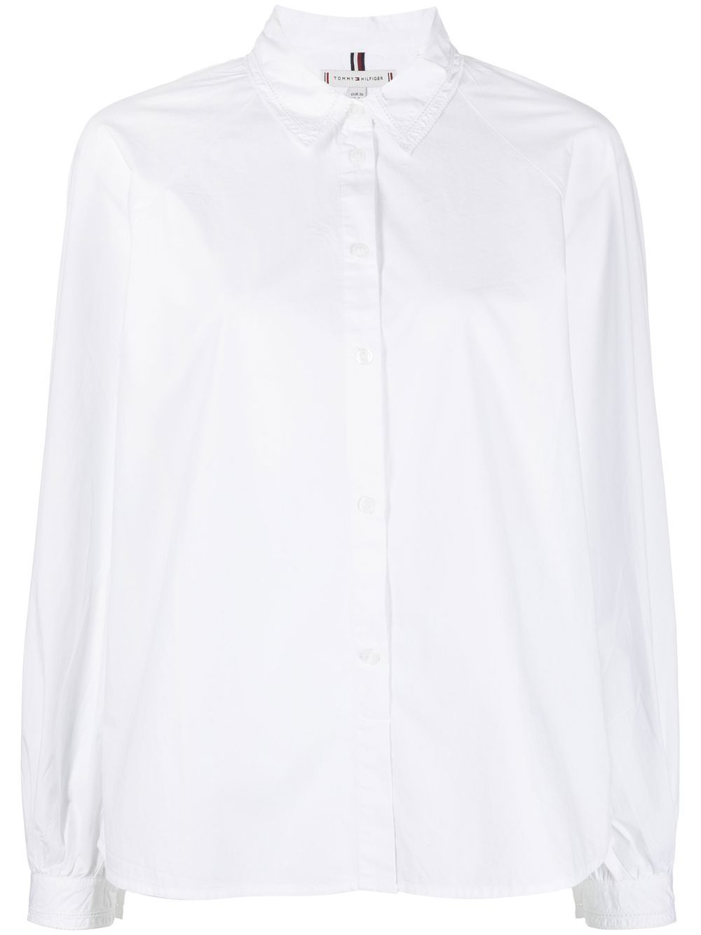Raglan cotton shirt - White