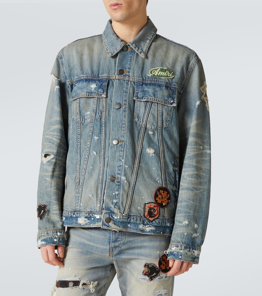 Vintage Pegasus distressed denim jacket