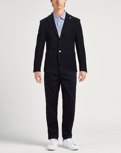 L. b.m. 1911 Man Blazer Navy Size 38 Virgin Wool, Nylon, Viscose