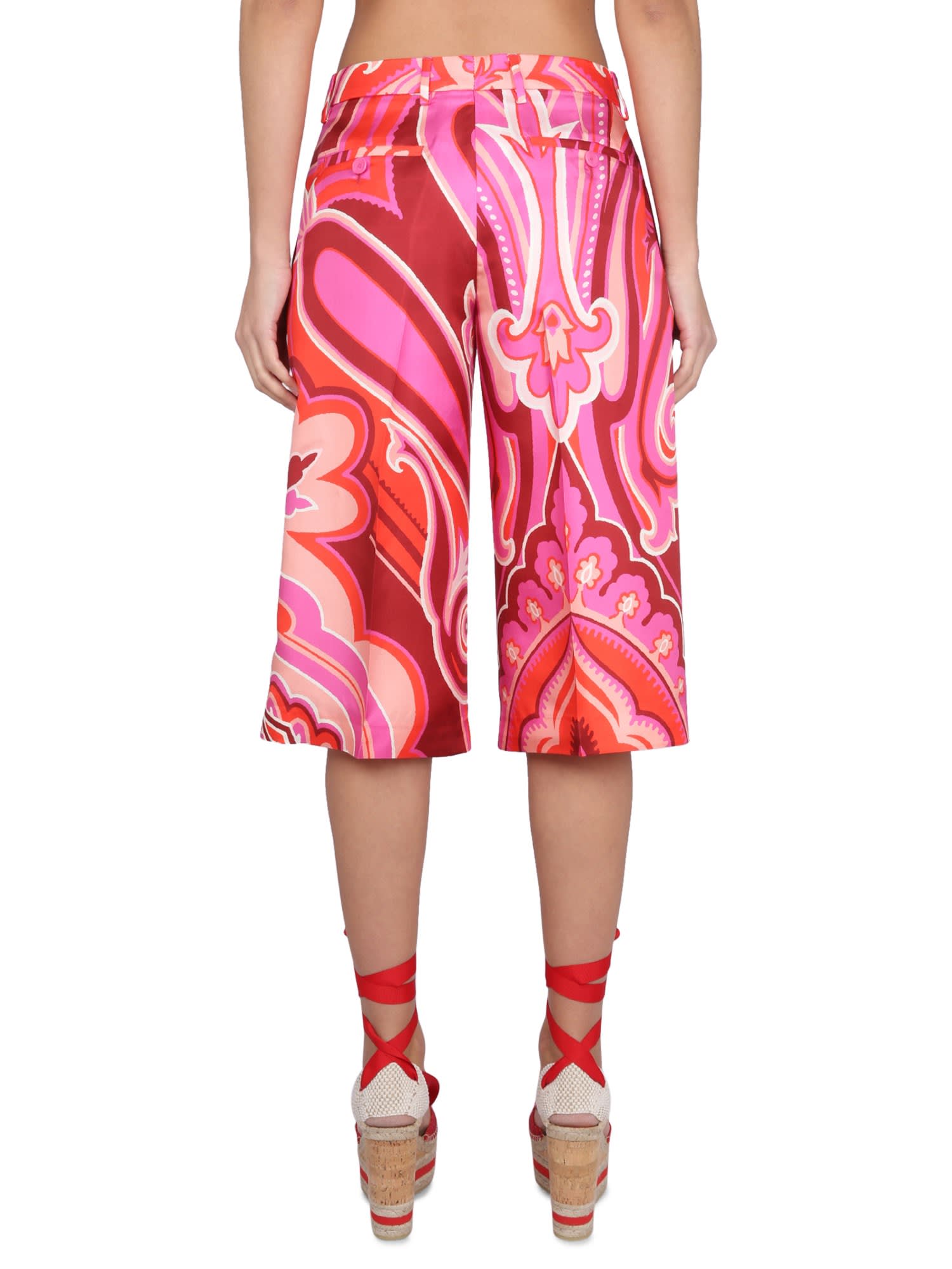 Silk And Cotton Bermuda Shorts
