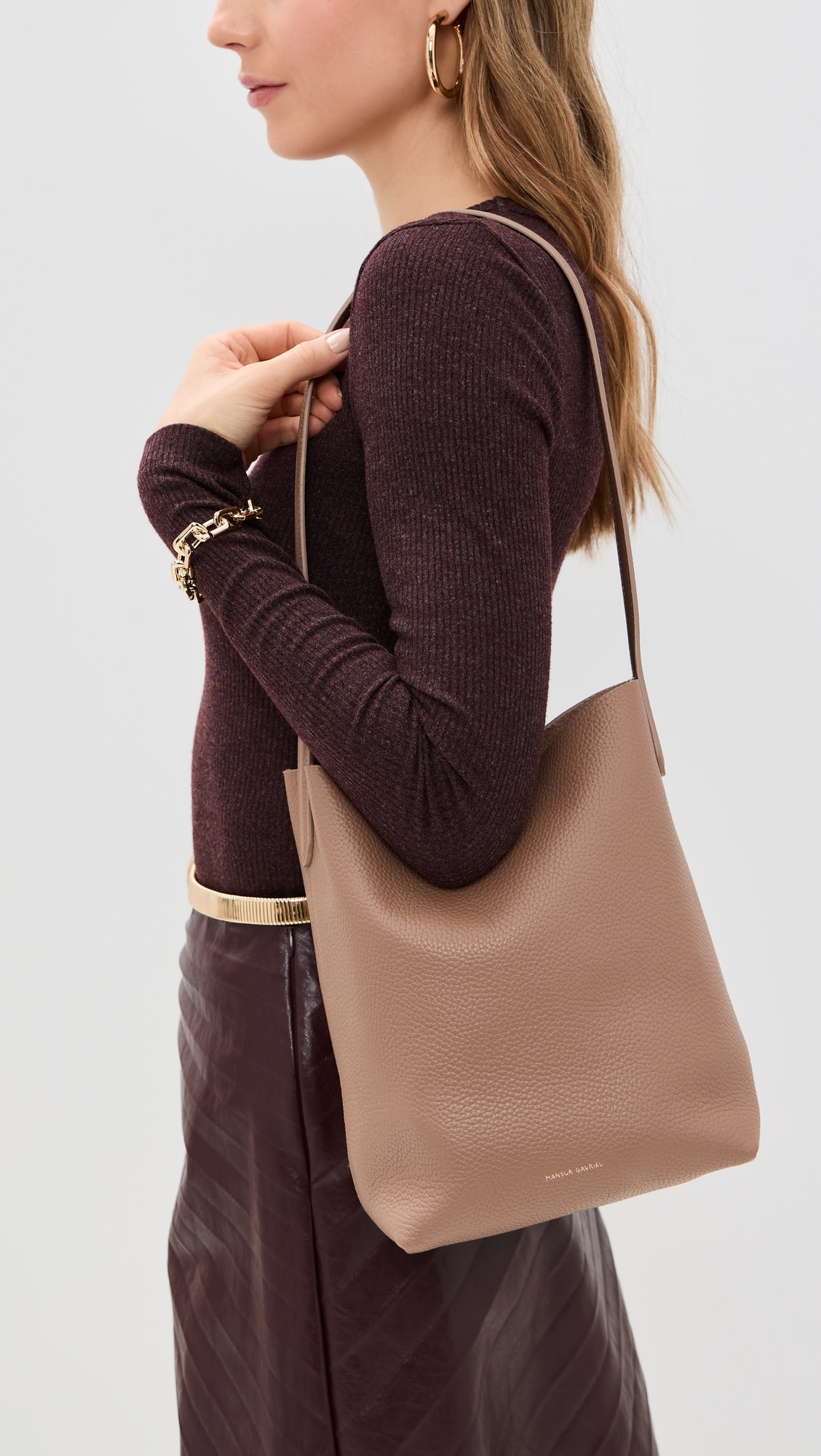 Mini Everday Cabas Tote Biscotto One Size
