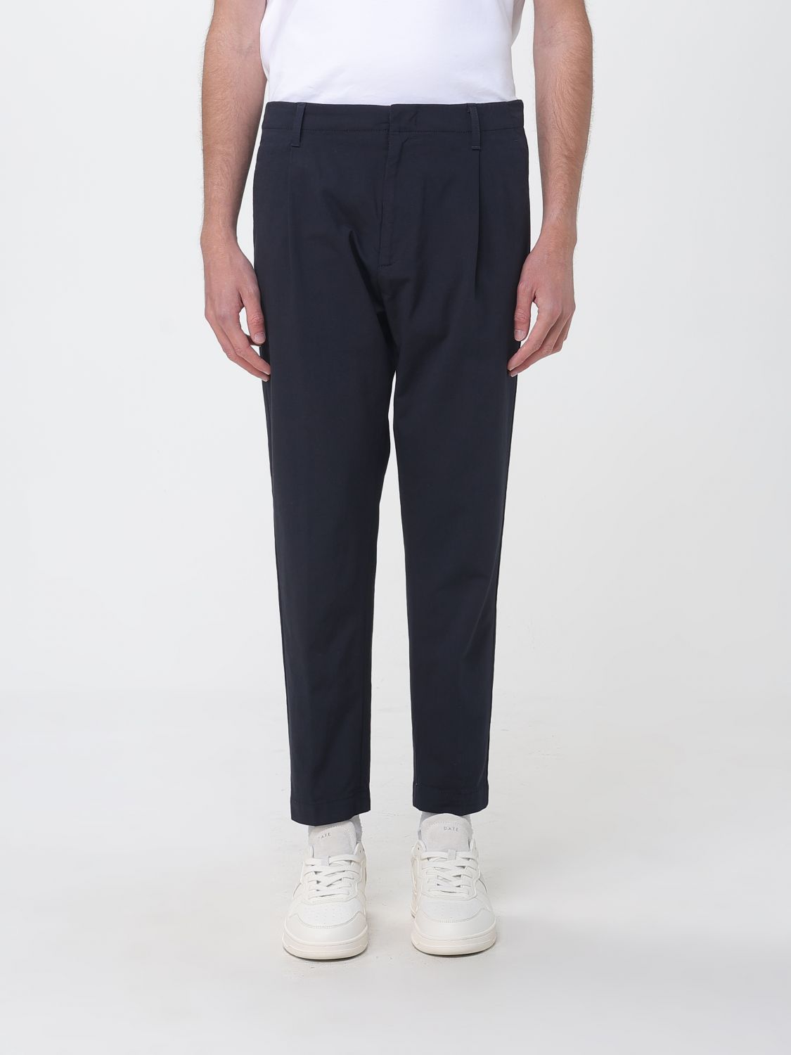 Pants Men color Blue