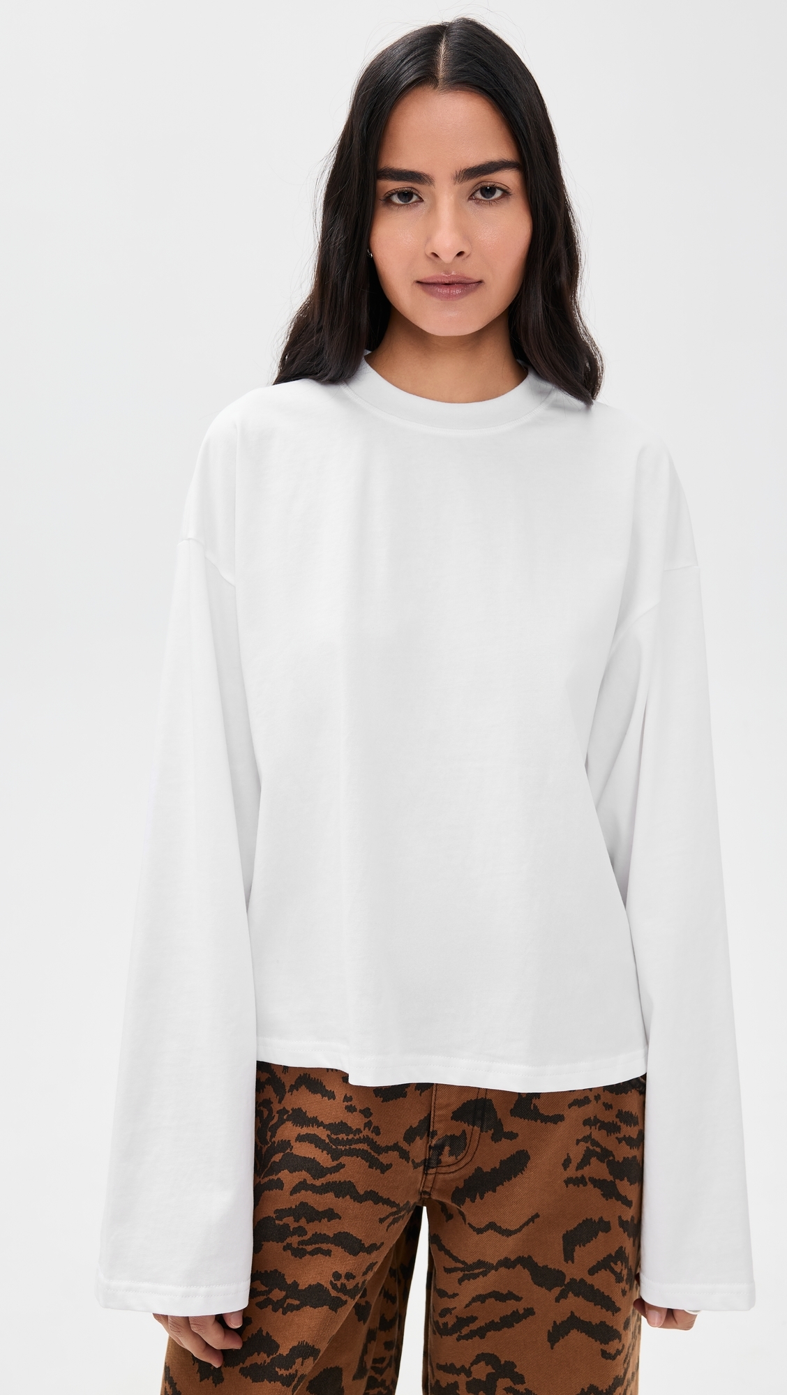 Bloom Long Sleeve Tee Porcelain