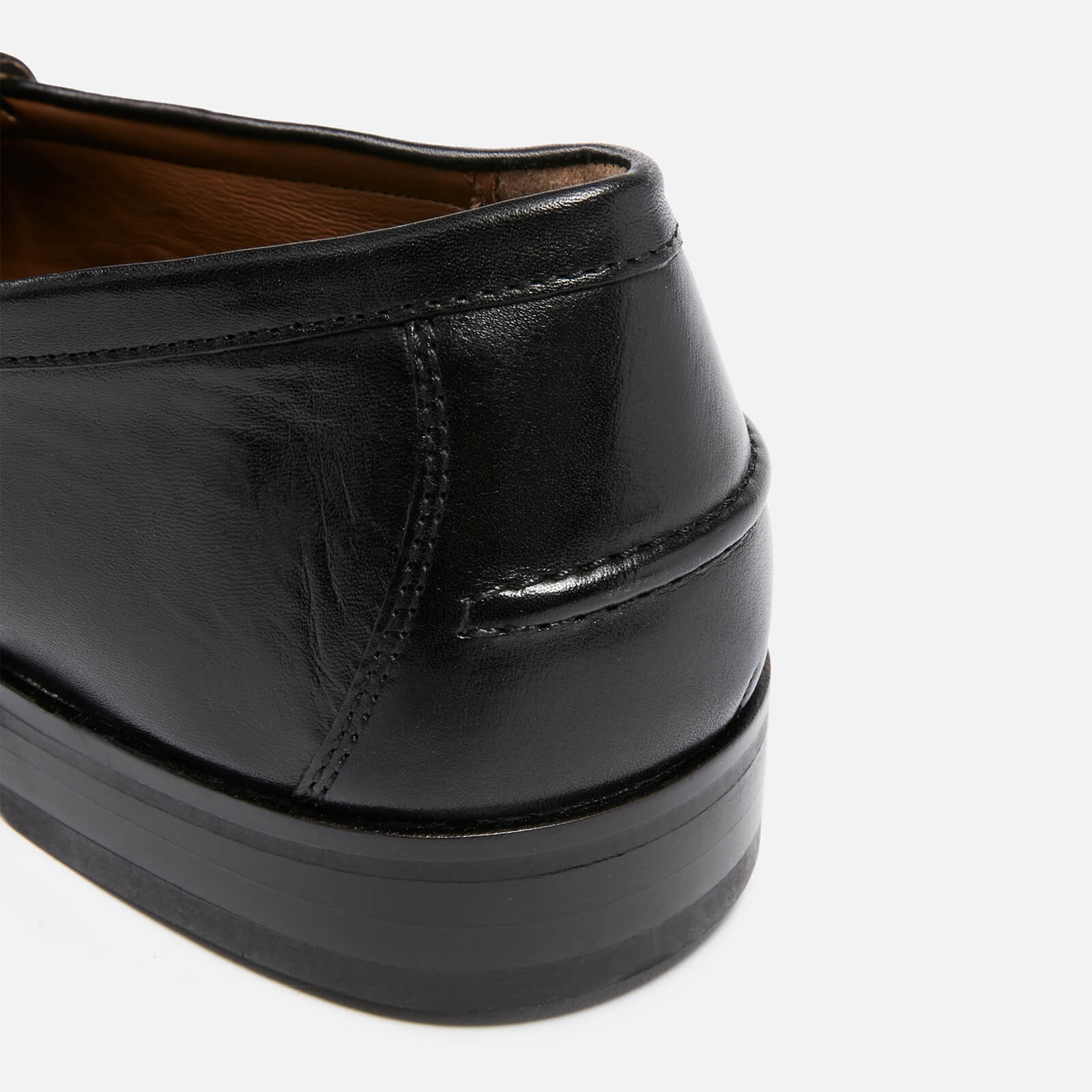 Walk London Men's Tino Leather Saddle Loafers - UK 8
