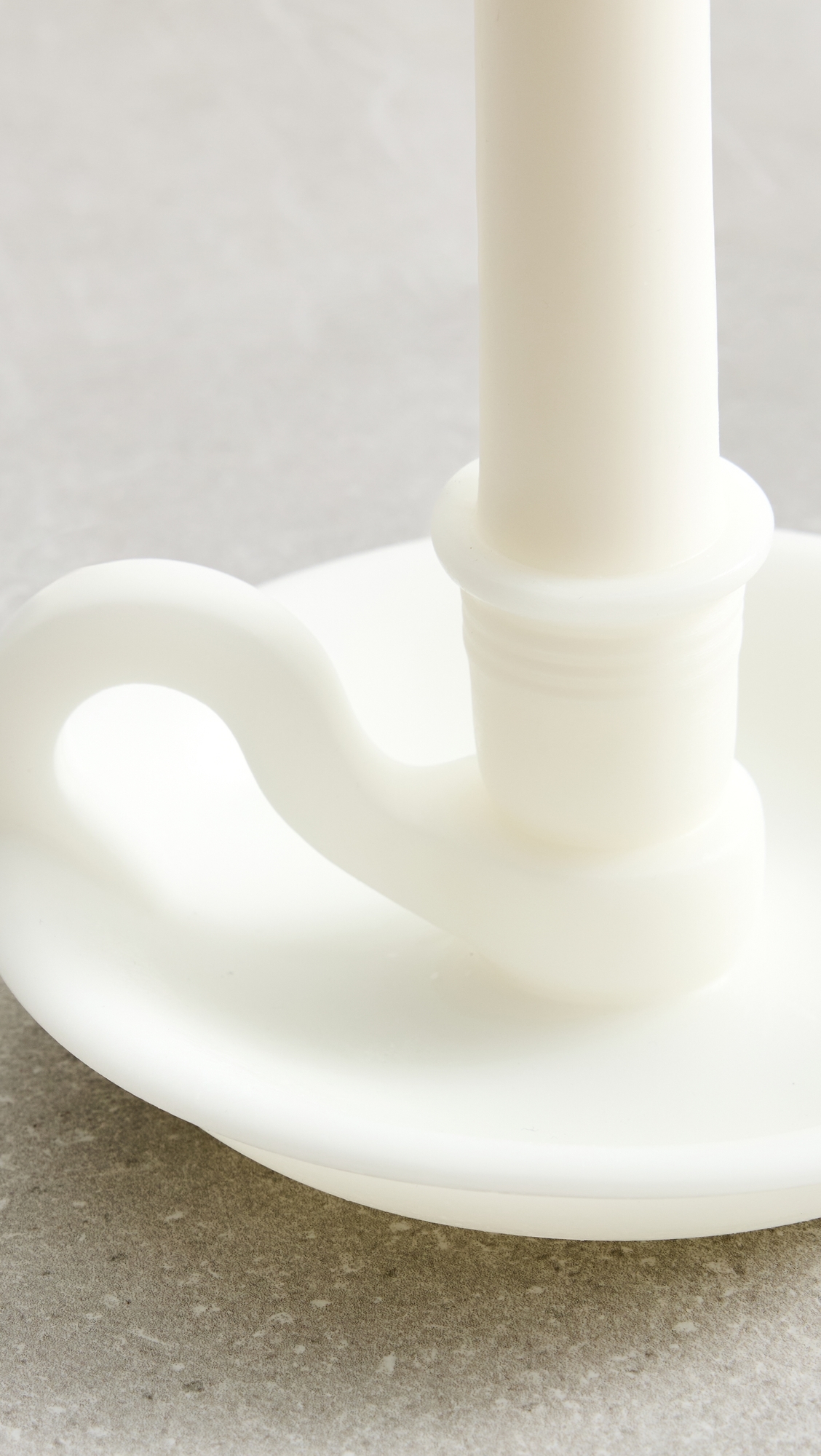 Forme Soy Wax Candlestick Cream One Size
