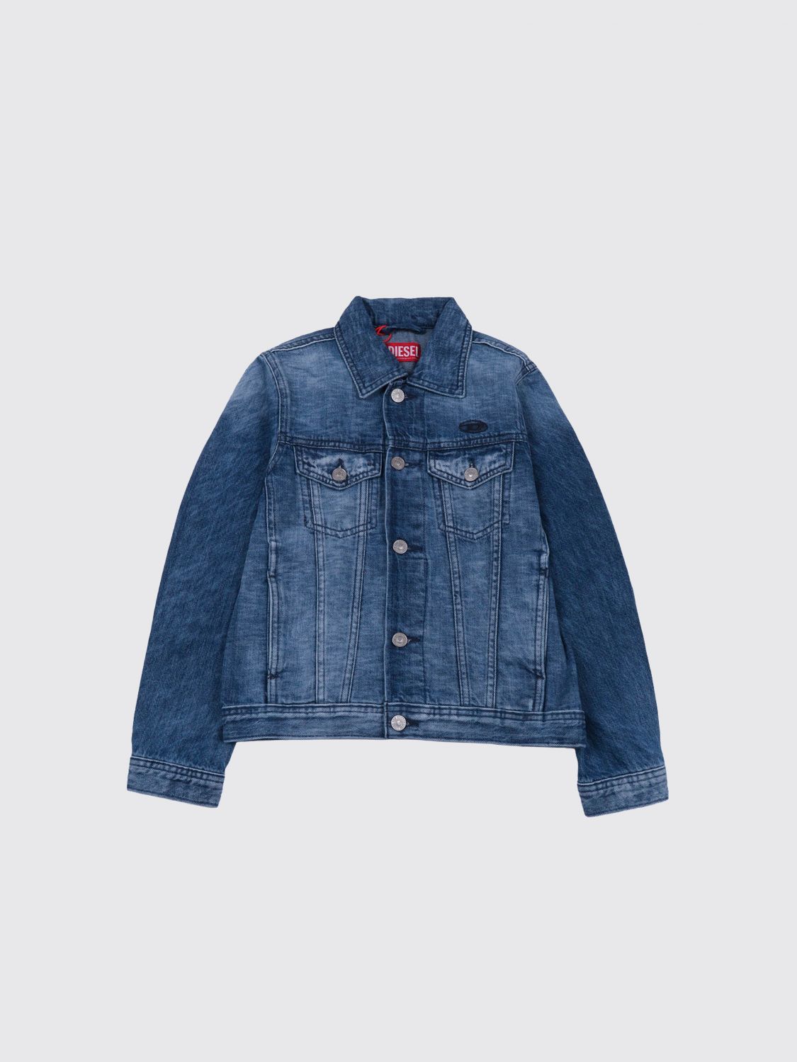 Coat Kids color Blue